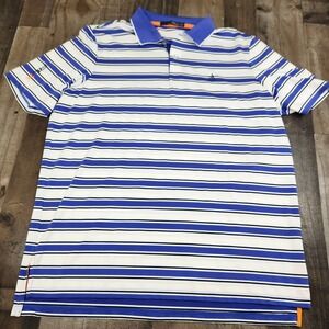 Mens RLX size XL Ralph Lauren Golf Polo Stripe Short Sleeve Shirt